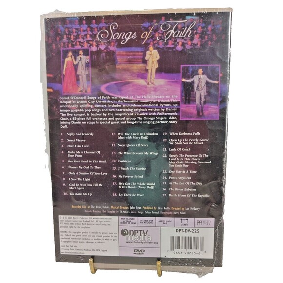 Daniel O Donnell - Songs of Faith (DVD, 2004)-As Seen Detroit Public Television - Picture 2 of 4